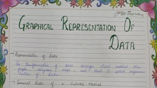 Geography practical of Graphical Representation of Data class 12 [upl. by Skardol]