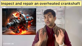 Crankshaft inspection  How to Inspect and Repair an Overheated Crankshaft  Part 3 [upl. by Anglo]