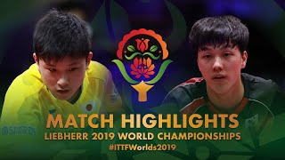 Tomokazu Harimoto vs An Jaehyun  2019 World Championships Highlights R16 [upl. by Anirec]