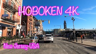 I95 Turnpike and Hoboken Drive New Jersey USA 4KUHD [upl. by Enailuj809]