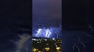 WOW MEXICO UNITED STATE OF AMERICA LIGHLNING STRIKES🤕⚡thunderstorm lightning lightningstrikes [upl. by Nostaw956]