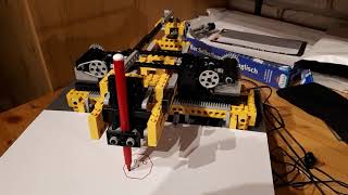 Lego Technic 8094 Control Center with motorized pen lift [upl. by Akinohs495]