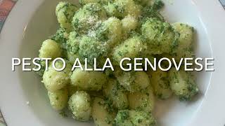 Ricetta Pesto di Basilico alla Genovese con il Bimby  Genovese Basil Pesto Recipe with Thermomix [upl. by Caine]