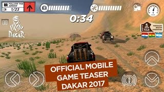 2017 Dakar Mobile Game  Official Teaser [upl. by Aehs]