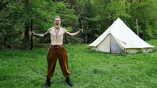 7 mois dans un tipi en forêt  Live LERMITE 🔴 [upl. by Aiuqram]