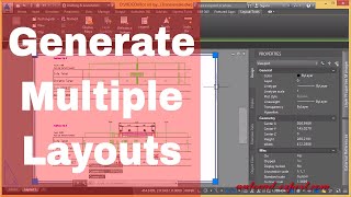 Creating Multiple Layouts Quickly in Autocad  Copy Multiple Layouts from one drawing [upl. by Yrdua275]
