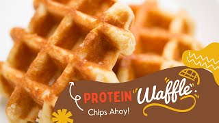 Quick and Easy Protein Waffles Made with GHOST Protein Chips Ahoy [upl. by Aeel]