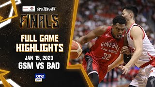 Bay Area vs Ginebra Finals G7 highlights  Honda S47 PBA Commissioners Cup 2022  Jan 15 2023 [upl. by Akinot]