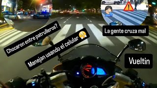 vueltin  Chocaron entre patrulleros  usan el celular al volante no prestan atencion 🤦🏻‍♂️ [upl. by Ahcsim]