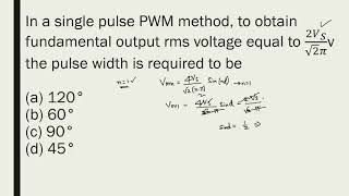 PWM Inverters  Power Electronics  CrashCourse in EE  RLC Education India  Nikhil Nakka [upl. by Genet]