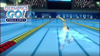 100m Freistil SCHWIMMEN  Olympics Go Paris 2024 05 [upl. by Blinnie]