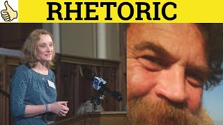 🔵 Rhetoric  Rhetoric Meaning  Rhetoric Examples  Rhetoric Defined  Special Language Forms [upl. by Nnair521]