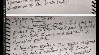 BIOSPHERE amp BIOGEOGRAPHIC REGIONS  ENVIRONMENTAL STUDIES [upl. by Ahsima223]