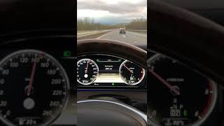 Mercedes SKlasse 350 Rekord Verbrauch 58 L100km Record consumption [upl. by Lucila725]