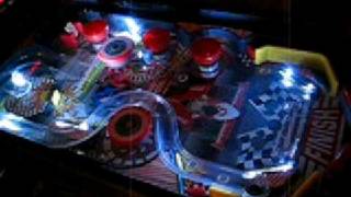 SAITEK F1 SUPER CHALLENGE PINBALL ledlight modded [upl. by Sayles]