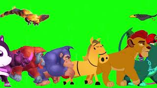 animal running green screen stampede green screen animals stampede crossover jungle animal 🐅 [upl. by Hallie]