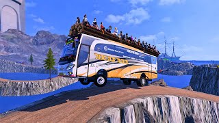 most dangerous in the world eps76 ETS2 ets2 extreme dangerousroad [upl. by Nylirad]