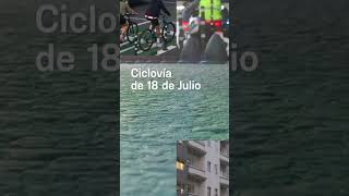 Ciclovía en 18 de Julio [upl. by Esiuqcaj]