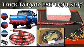 Truck Tailgate LED Light Strip Review [upl. by Drucilla]