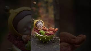 Polymer clay art doll  fairy tale stopmotion animation [upl. by Attenad]