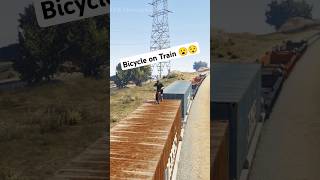 if You Ride a Bicycle on a Train in GTA Games gta gaming [upl. by Telimay]