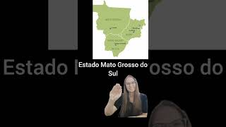 Estados da Região Centro Oeste do Brasil em Libras [upl. by Heydon]