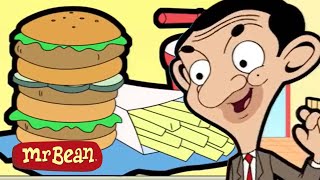 BEAN BURGER 🍔  Mr Bean Cartoon Season 1  Funny Clips  Mr Bean Cartoon World [upl. by Akemrej]