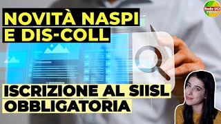 NASpI e DISCOLL Novità 2024 Arriva liscrizione obbligatoria al SIISL💻 [upl. by Melisenda]