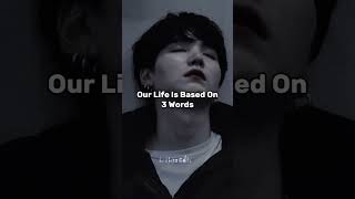 Life depends on 3 words🥺bts btsarmy shorts shortsviral krithikaeditzKrithika Editz [upl. by Eicnahc]