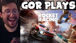 Gor Plays Fortnite Rocket Racing [upl. by Ahsiuqal806]