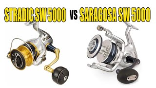 Shimano Stradic vs Shimano saragosa Review and Comparison [upl. by Johathan]