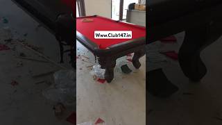 Pool Table Installation  Designer Pool Table pooltable 8ballpool trending playpool shortsfeed [upl. by Guevara93]