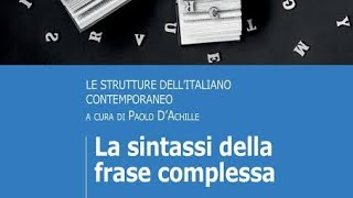 La Sintassi Della Frase Complessa GRAMMATICA ANALISI DEL PERIODO [upl. by Anele]