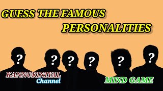 GUESS THE PERSONALITYKANNUKINIYALCONNECTION GAMERIDDLESPUZZLESMIND GAME [upl. by Lanahtan160]