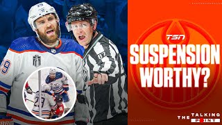 Should Draisaitl be suspended for hit on Barkov [upl. by Waldman877]