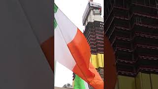 St Patrick’s Day Irish protesters stand in solidarity with Palestinians Toronto Gaza protest [upl. by Pacheco980]