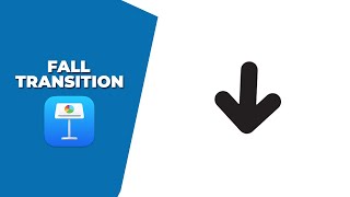 How to add Fall transition in Keynote [upl. by Ybreh]