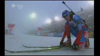 Biathlon Sprint der Damen in Oberhof 2013 [upl. by Loretta]