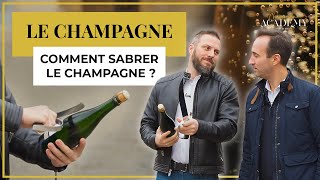 La bonne méthode pour sabrer un champagne [upl. by Mckeon755]