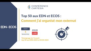 Top 50 aux EDN et aux ECOS  comment jai organisé mon externat [upl. by Ojadnama]