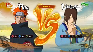 Pain Vs Utakata Jinchuriki  Naruto Storm 4  Road To Boruto [upl. by Irrabaj678]