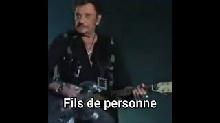 Johnny Hallyday Fils de personne live 2016 [upl. by Dev247]