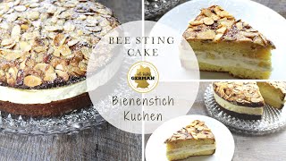 Bee Sting Cake  Authentic German Recipe for Bienenstich cake [upl. by Oflodur]