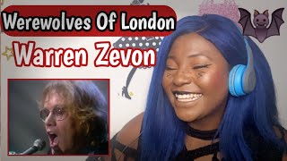 Warren Zevon  Werewolves Of London  First Time Reaction [upl. by Udella]