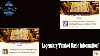 GW2  Basic Guide to Getting the Legendary Trinkets [upl. by Inobe]