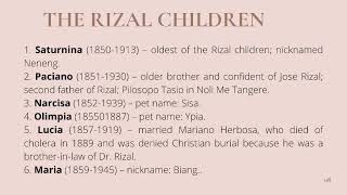 CHAPTER 1  ADVENT OF A NATIONAL HERO  LIFE AND WORKS OF RIZAL [upl. by Dichy598]