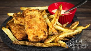 Homemade Air Fryer Fish amp Chips [upl. by Paz977]