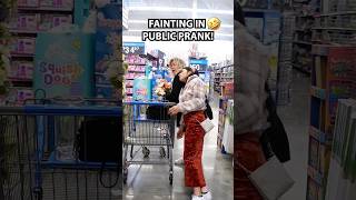 FAINTING PRANK IN PUBLIC 🤣😅 prank funnyshorts funnyvideos lol [upl. by Estes689]