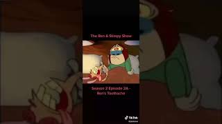 Ren and Stimpy Season2 episode2 Rens toothache👨🏻‍⚕️ [upl. by Lecrad]