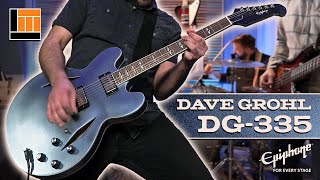 The Dave Grohl Epiphone DG335 is FINALLY HERE Full Band Demo [upl. by Maggio]